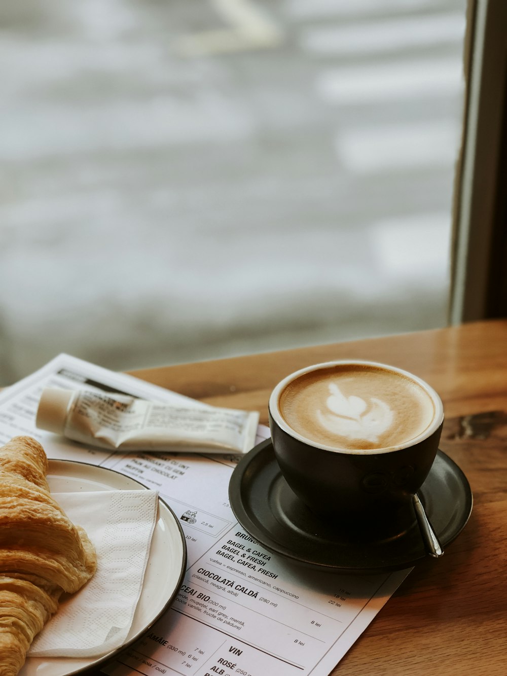 espresso on table