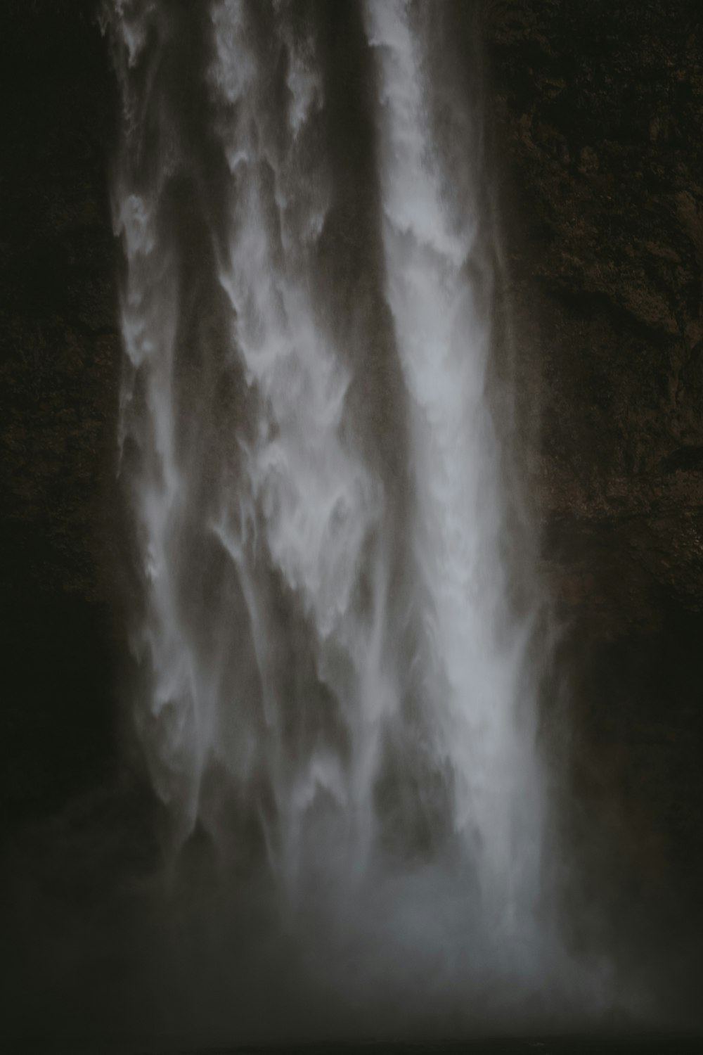 photography of waterfalls