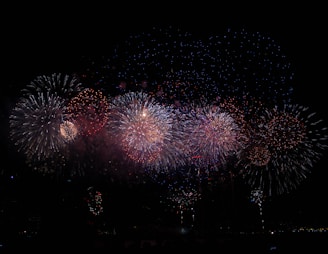 fireworks display at night