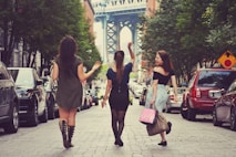 women's blue scoop-neck mini dress