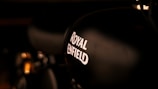 black Royal Enfield helmet