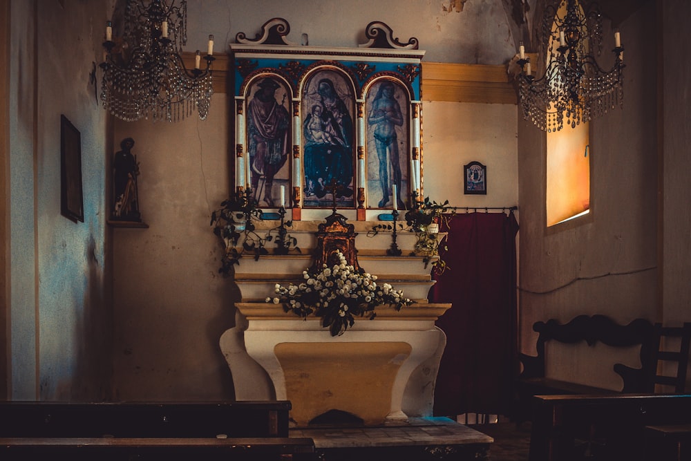 altar inside church
