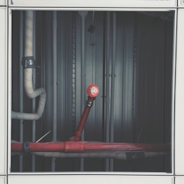 gate valve near wall