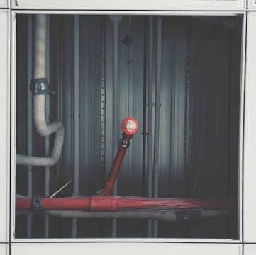 gate valve near wall