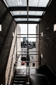 aerial view photography of house stair