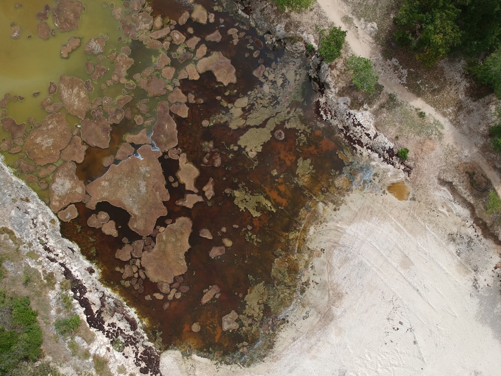 foto aérea de landmass