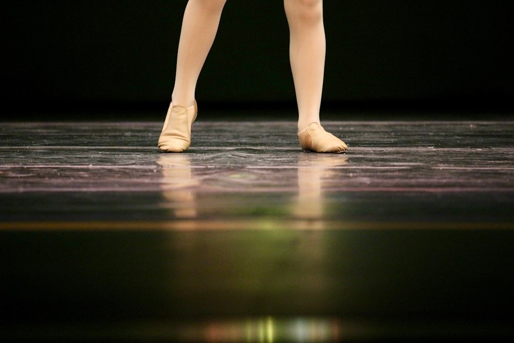 woman standing wearing valley shoes