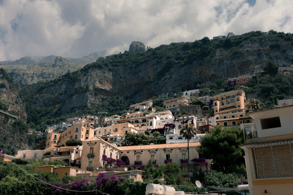 houses near cliff