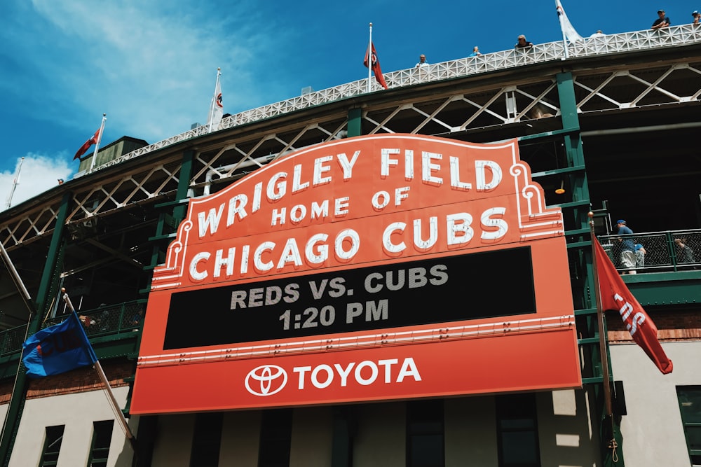 Wrigley Field Home of Chicago Cubs stadium