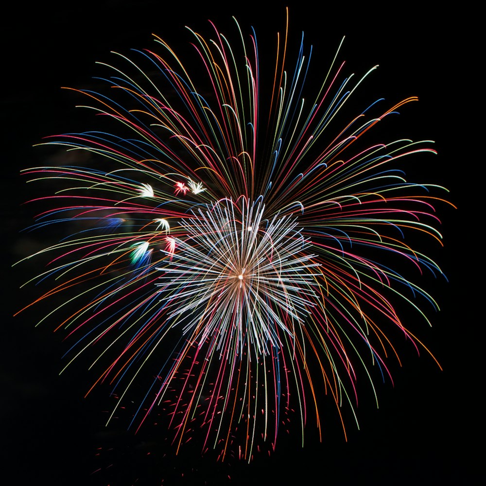 Fondo de pantalla de exhibición de fuegos artificiales