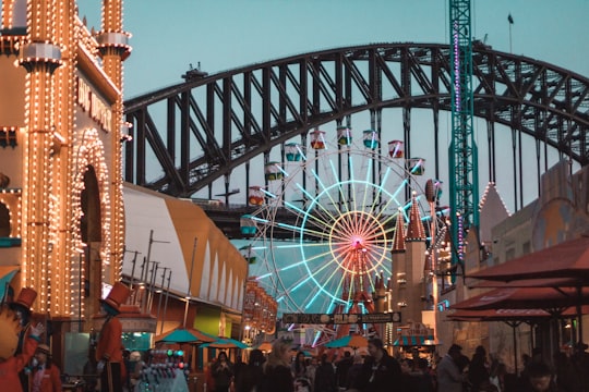 ferris wheel during daytime in Sydney Harbour Bridge Australia