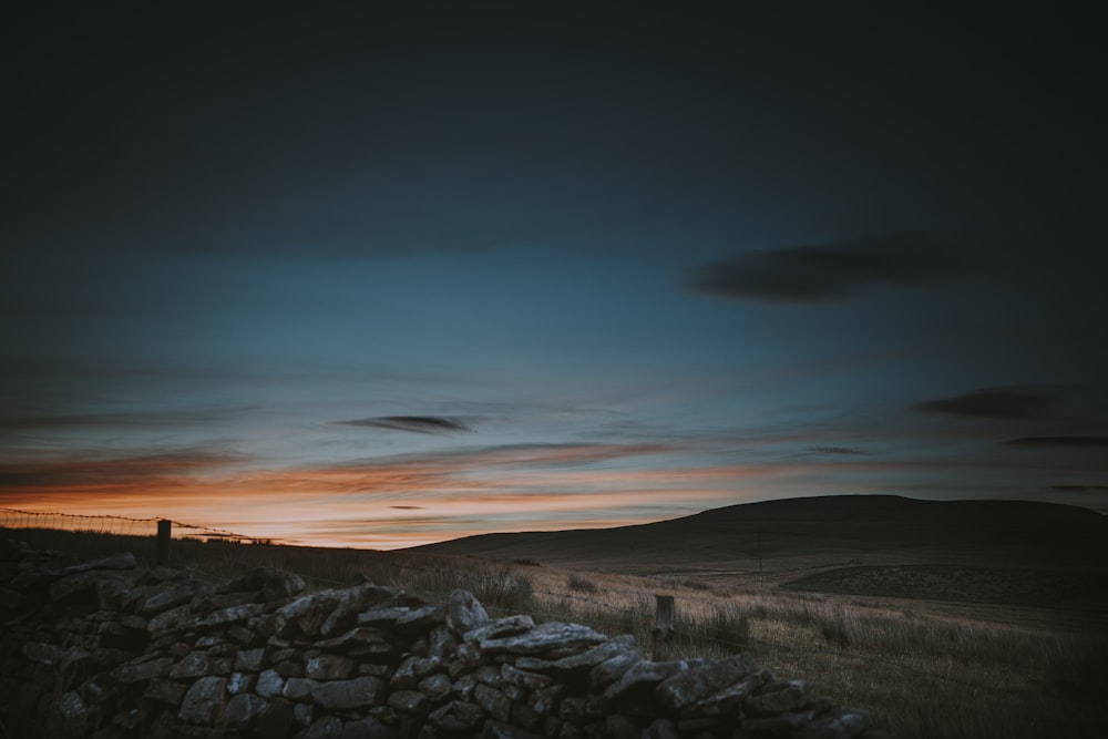 landscape photography of mountain