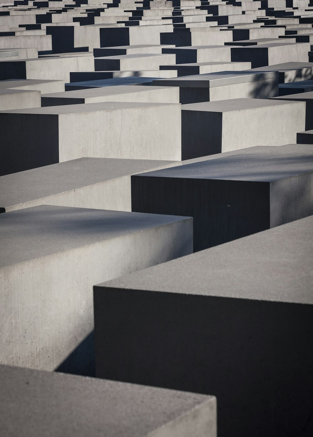 Blocs de labyrinthe de cube gris photographie