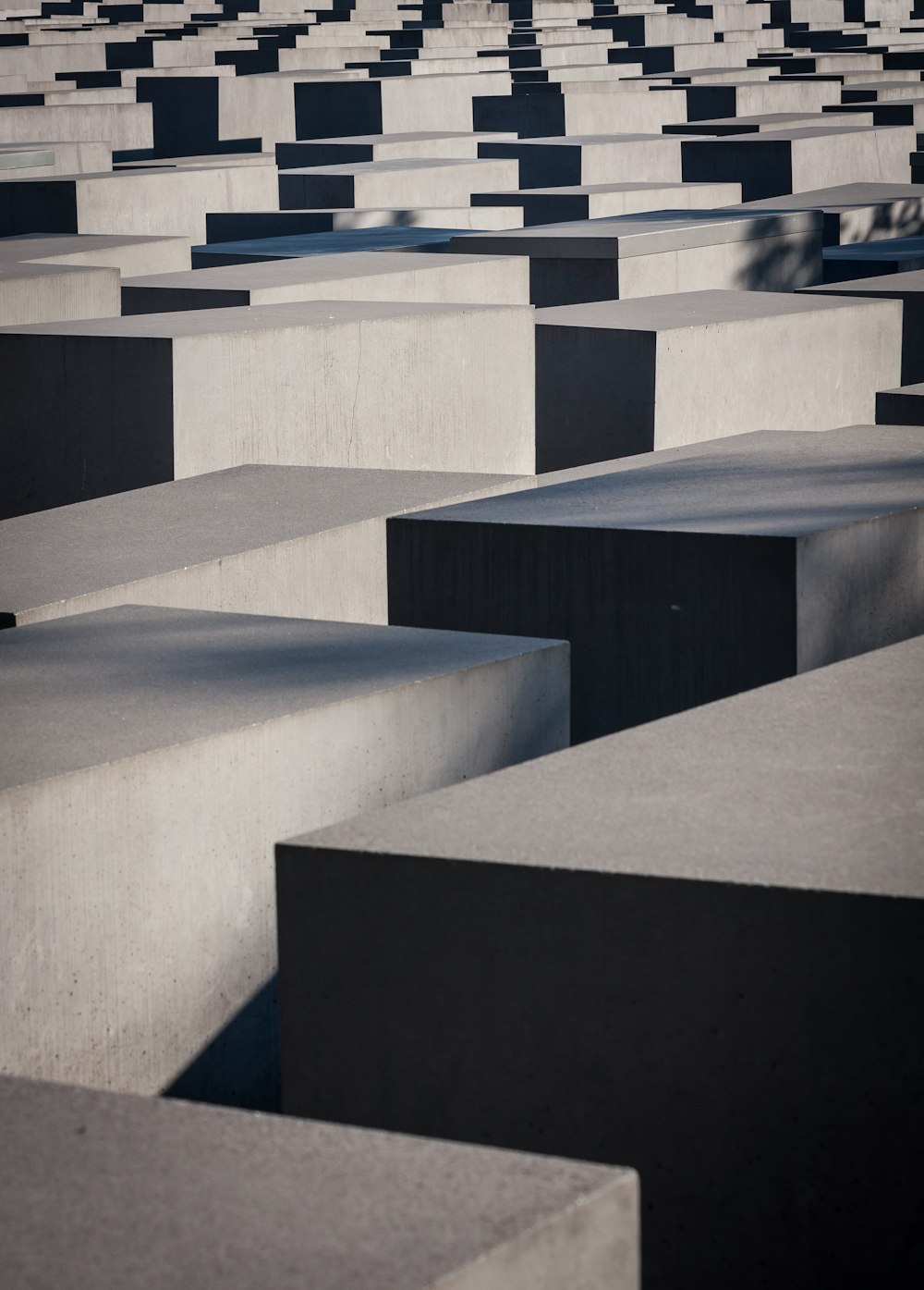 gray cube maze blocks photography