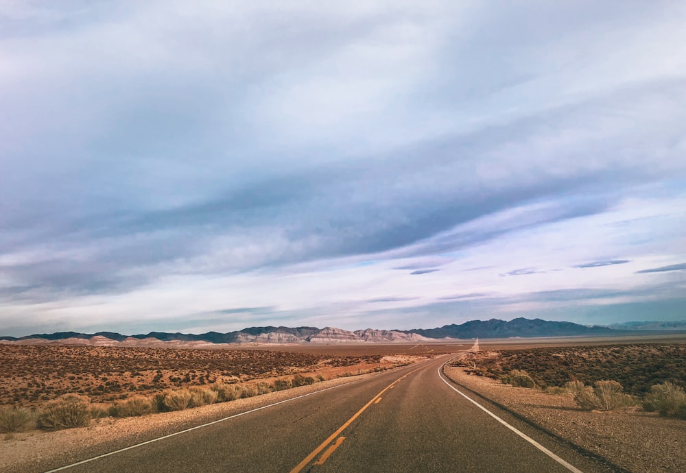 landscape photography of road at savannah