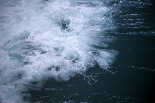 aerial photo of sea waves in Oceanside United States