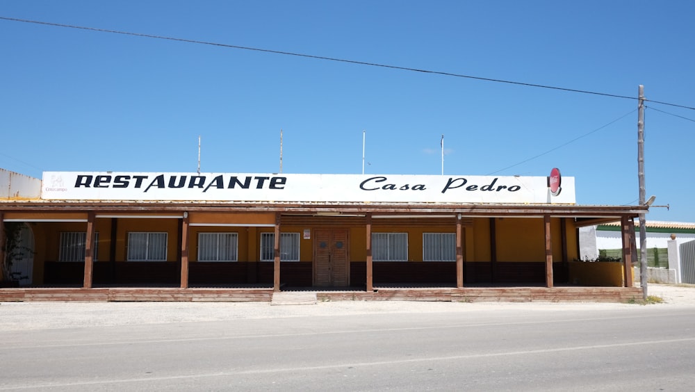 Signalétique Restaurante Casa Pedro