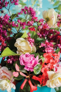 A vibrant floral arrangement symbolizing connection and communication.