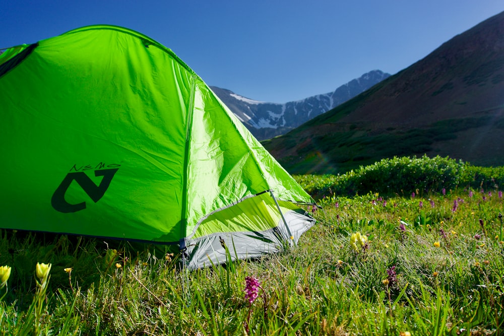 green dome tent