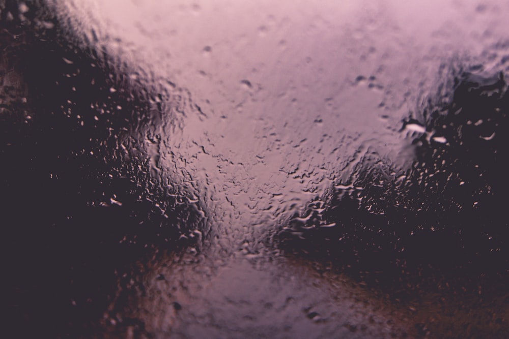 water drops on mirror