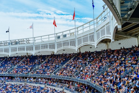 white and beige sports stadium