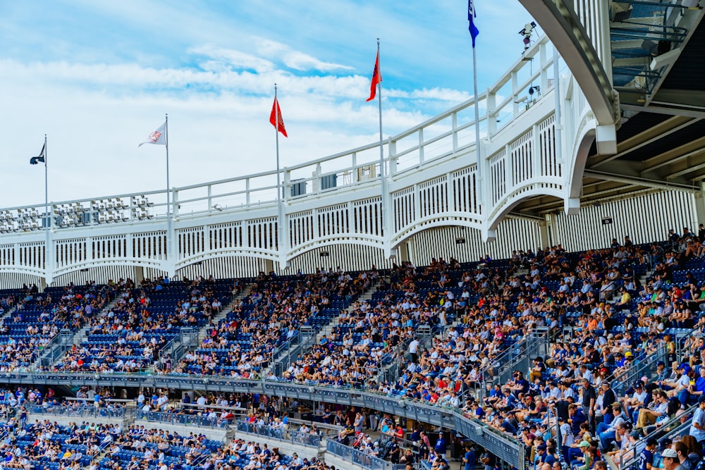 white and beige sports stadium