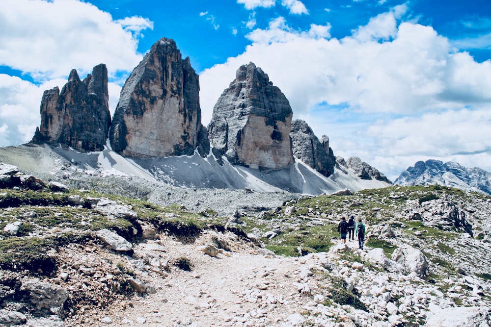 gray mountain at daytime