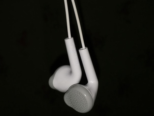 Spiritel Gadget earphones displayed on a clean white background highlighting their design.