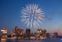 fireworks during night time