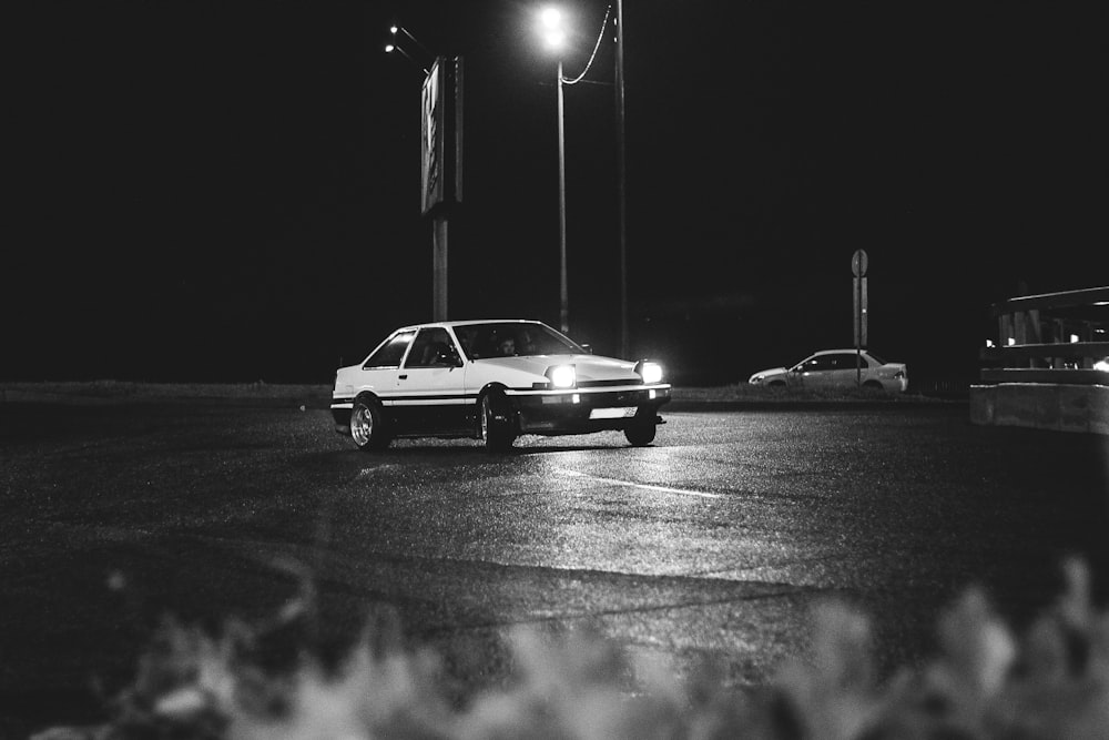 white coupe