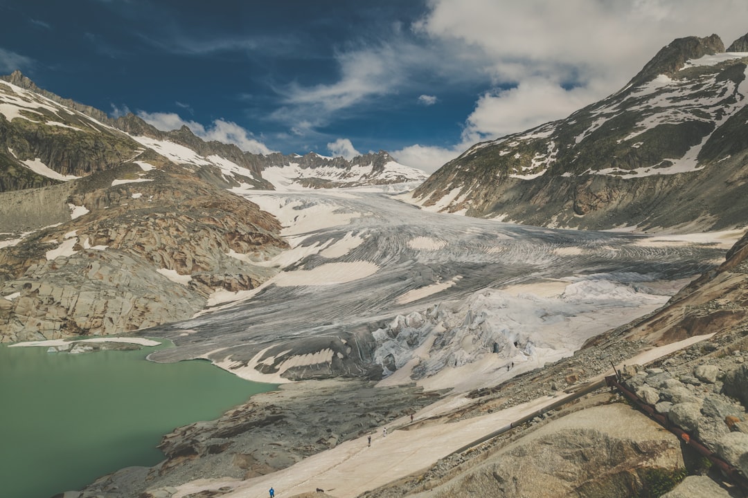 travelers stories about Glacial landform in Rhône Glacier, Switzerland