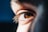 person's right eye