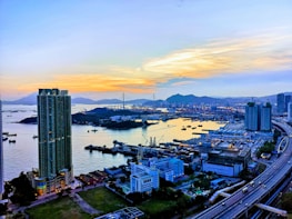 A vibrant Sydney cityscape at sunset, symbolizing opportunity and growth.