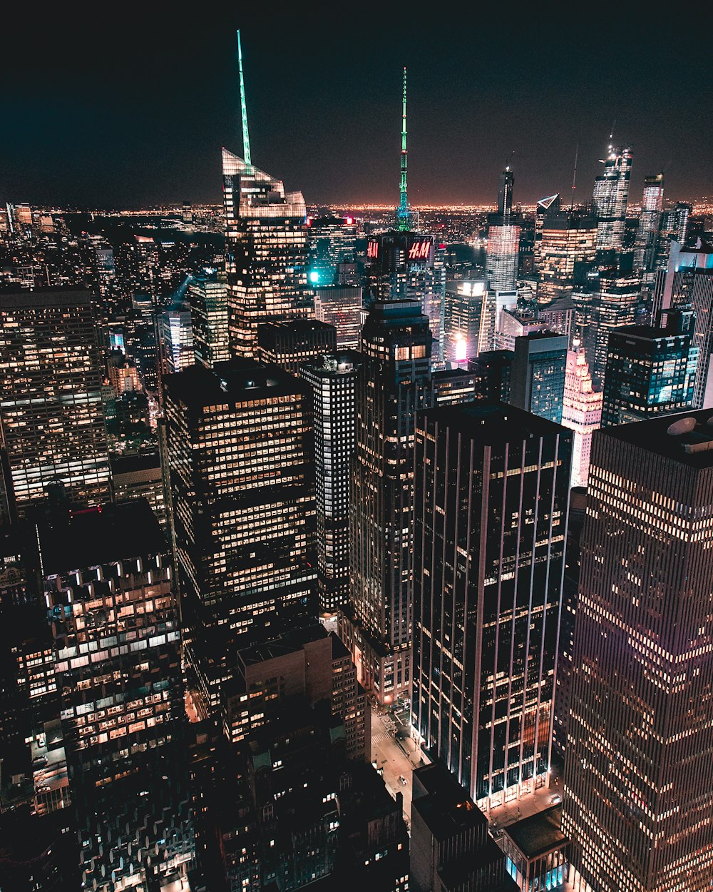 aerial photography of city building