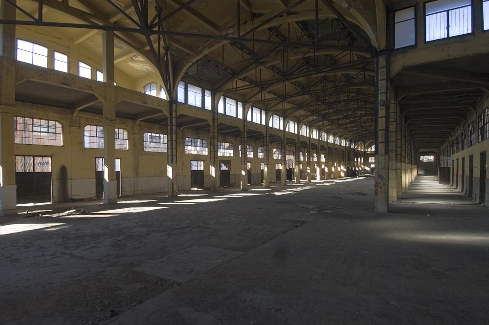 empty metal building at daytime