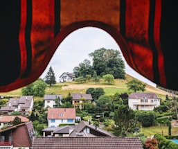 An inviting image of a village contact point.