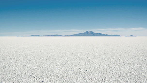 mountain covered by snow