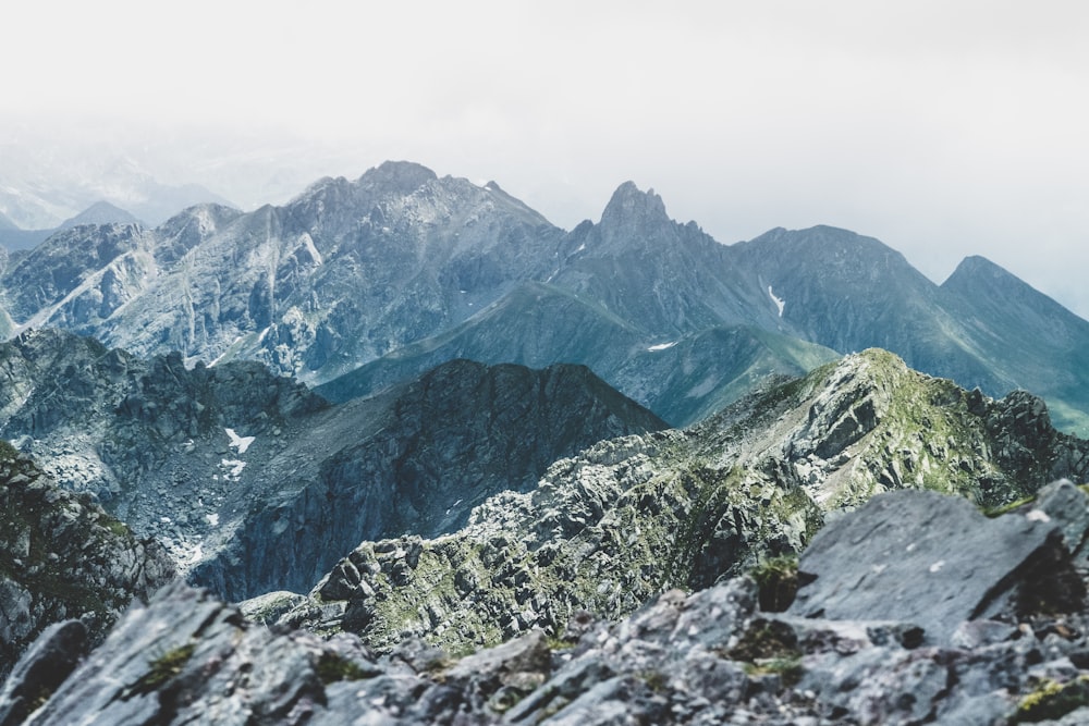 aerial photo of mountains during daytime