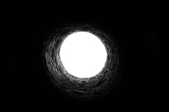 long-angle photography of tunnel