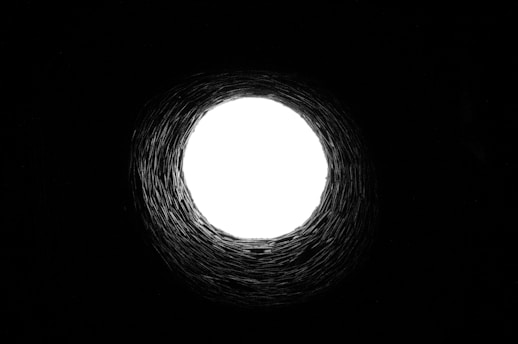 long-angle photography of tunnel