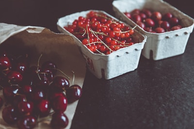 red cherries on cases