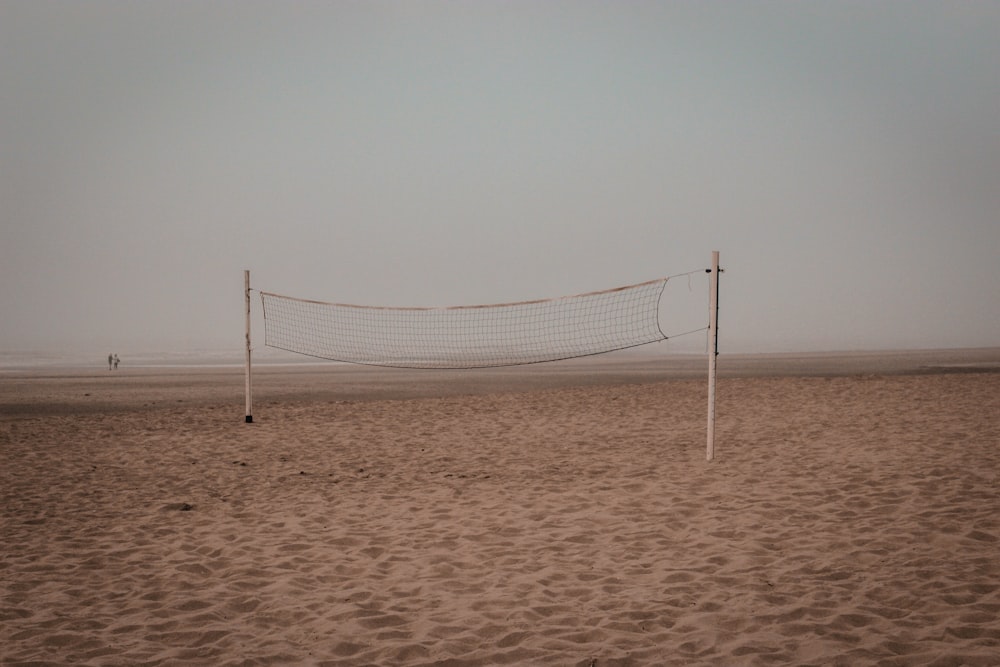 photo of beach volleyball net