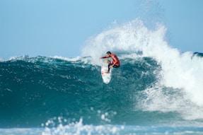 person surfing