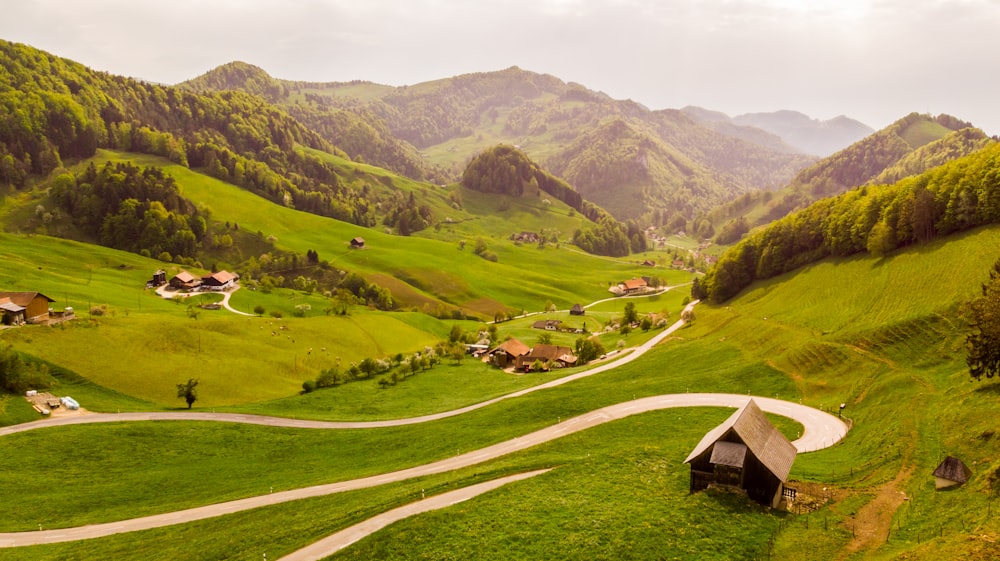 View of Hills in a Countryside · Free Stock Photo