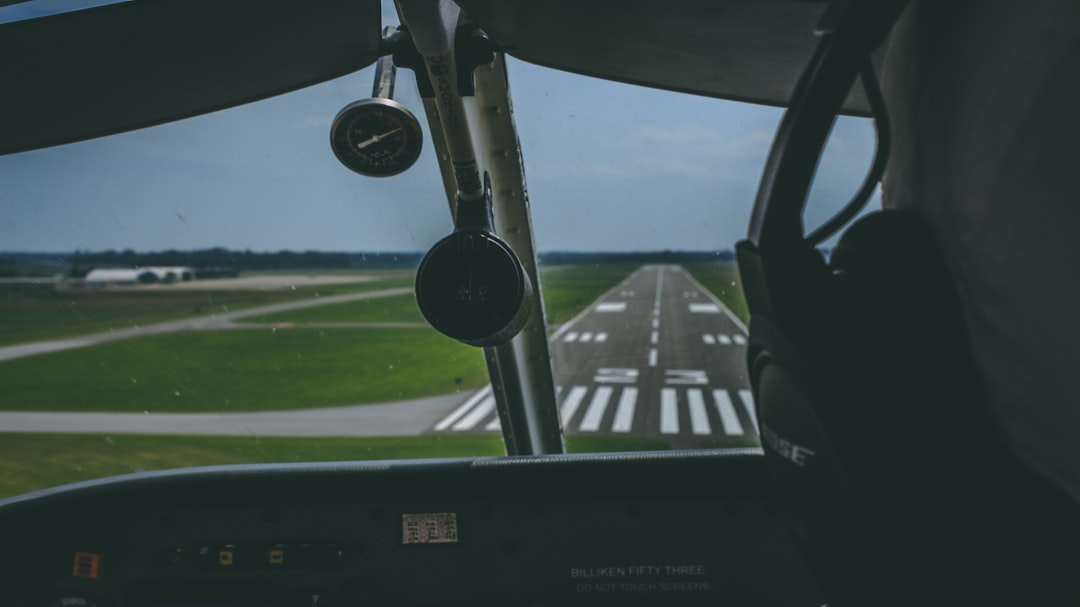 person using black Bose headphones, I took this photo while flying on approach to land. It was an awesome summertime fli