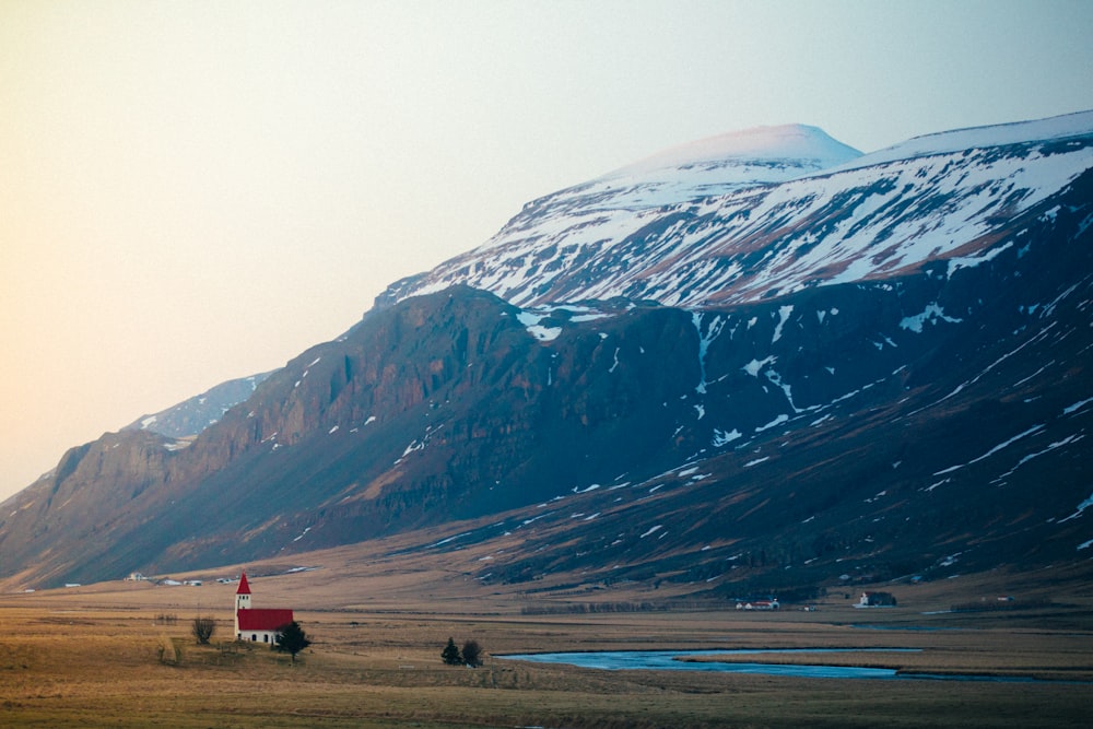 house on a wide field