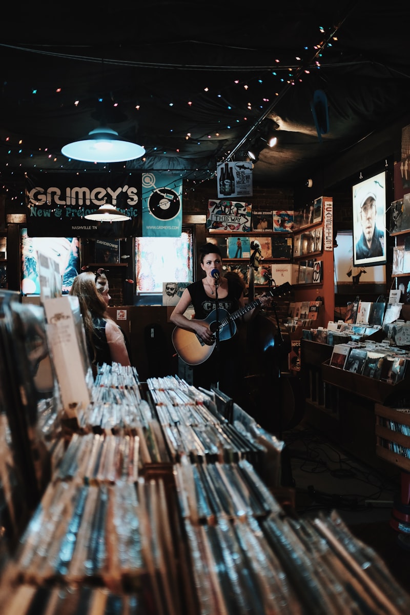 Live music on a Nashville stage