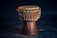 selective focus photography of brown djembe instrument