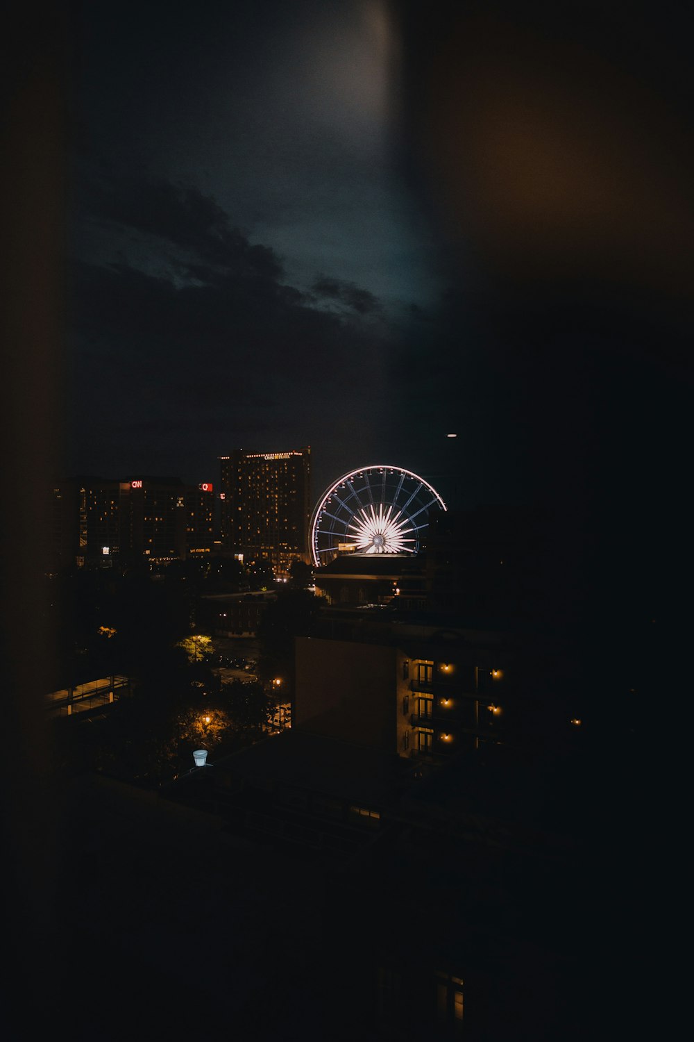 city buildings during nighttime