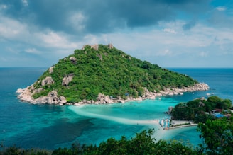photograph of island
